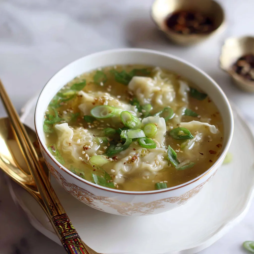 Won Ton Soup Recipe