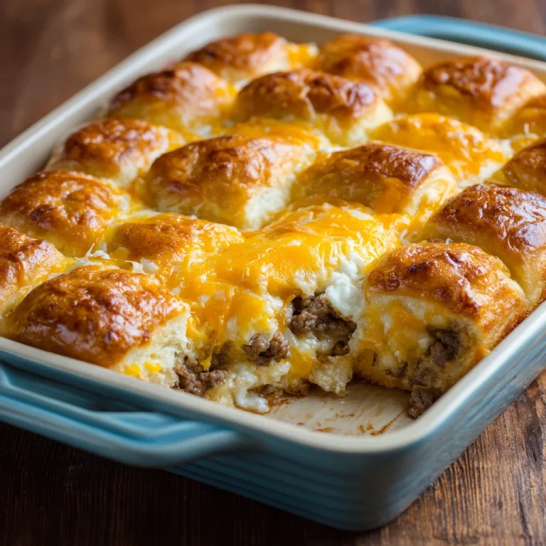 Breakfast Casserole with Crescent Rolls
