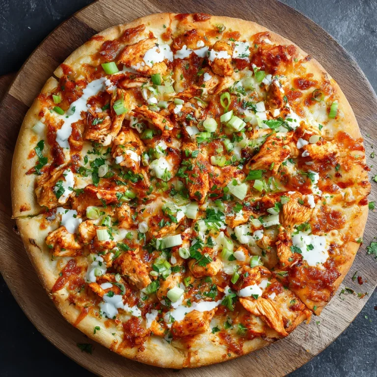 Buffalo Chicken Pizza Recipe