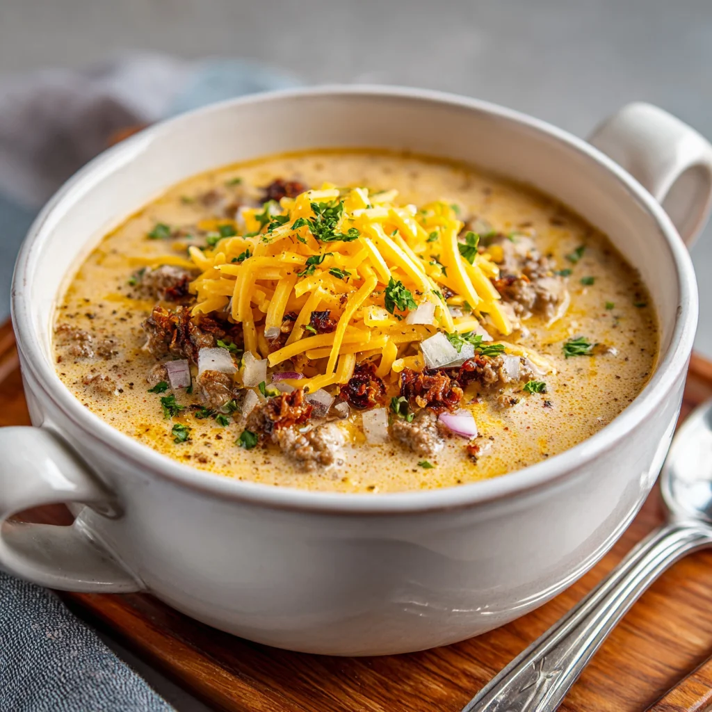 Cheeseburger Soup Recipe