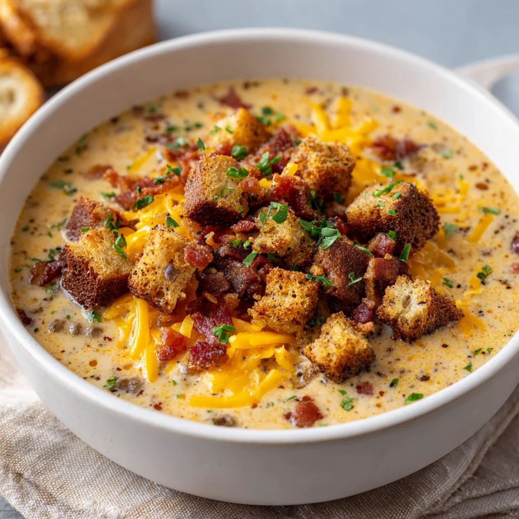 Cheeseburger Soup Recipe