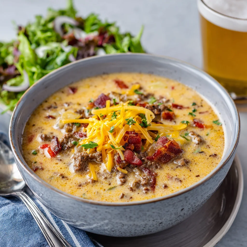 Cheeseburger Soup Recipe