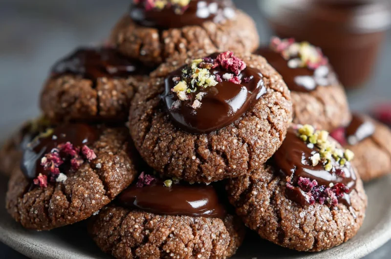 Chocolate Thumbprint Cookies Recipe