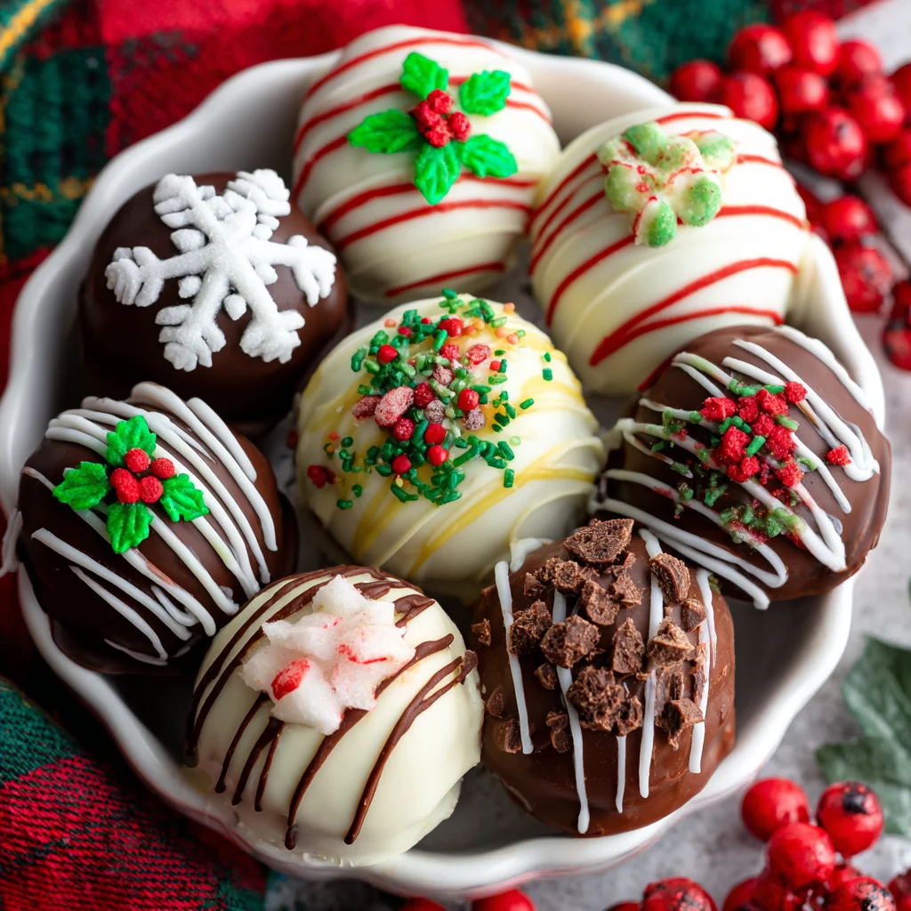 Christmas Oreo Truffles