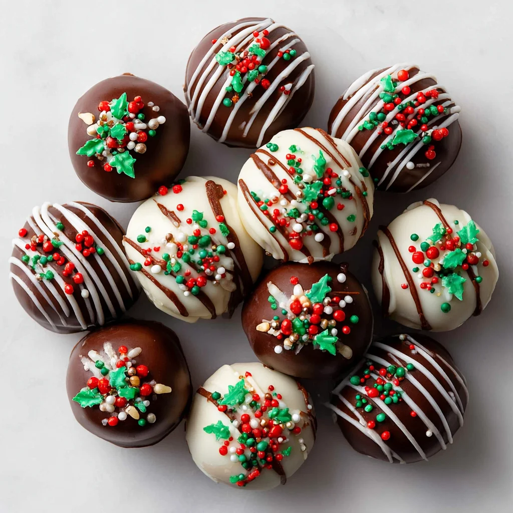 Christmas Oreo Truffles