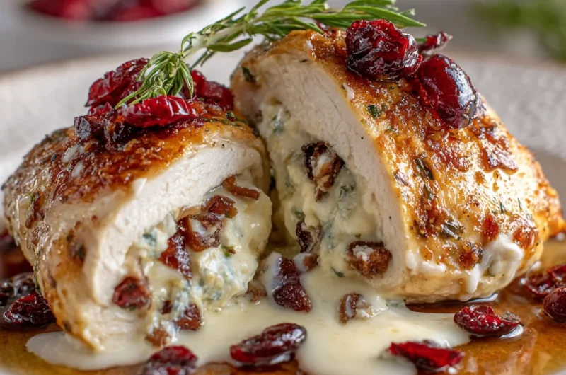 Cranberry Brie Stuffed Chicken Recipe