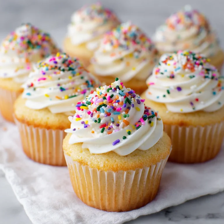 Fluffy Vanilla Cupcakes