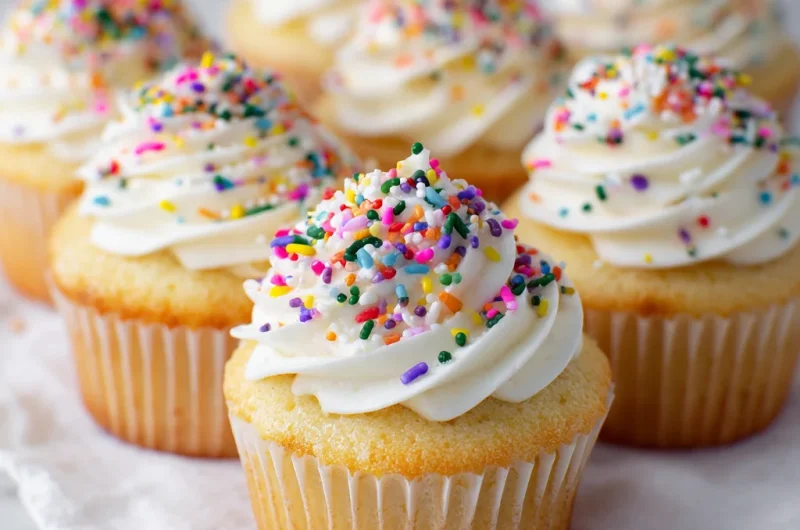 Fluffy Vanilla Cupcakes Recipe