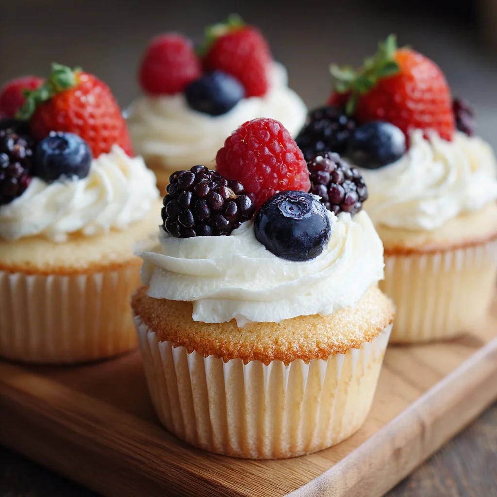 Fluffy Vanilla Cupcakes