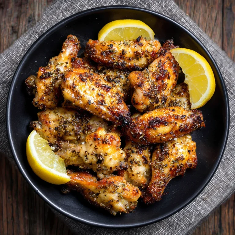 Lemon Pepper Chicken Wings Recipe