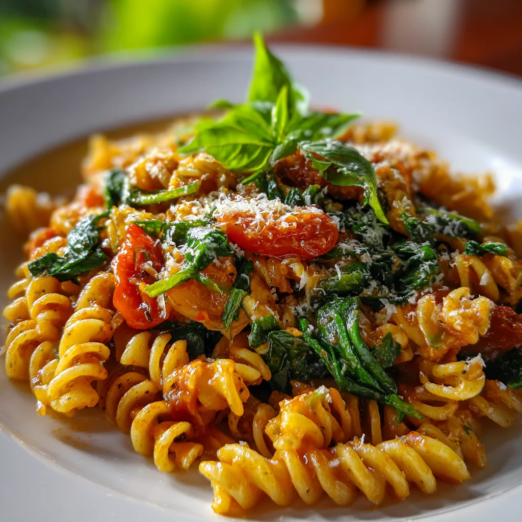 Spinach Tomato Pasta