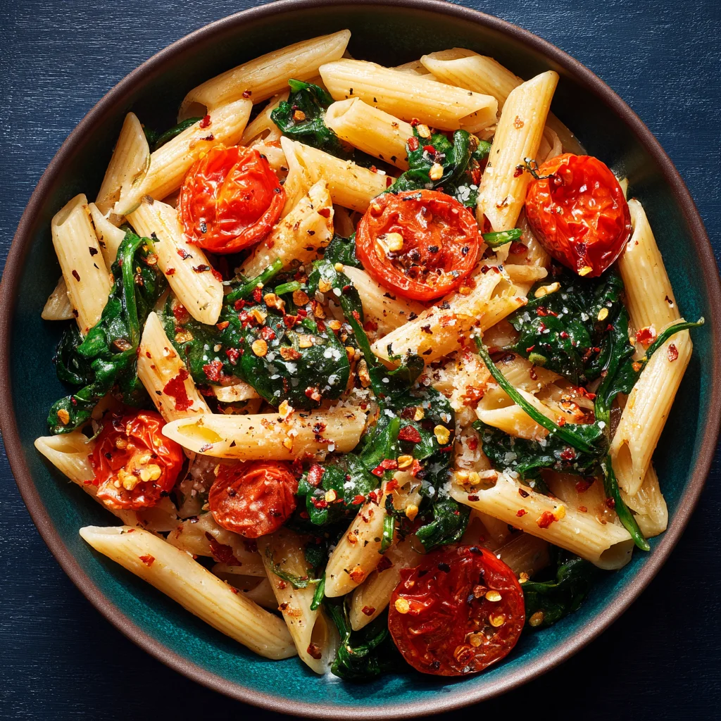 Spinach Tomato Pasta