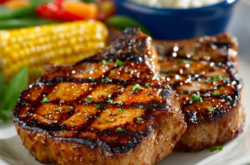 Texas Roadhouse-Style Grilled Pork Chops Recipe