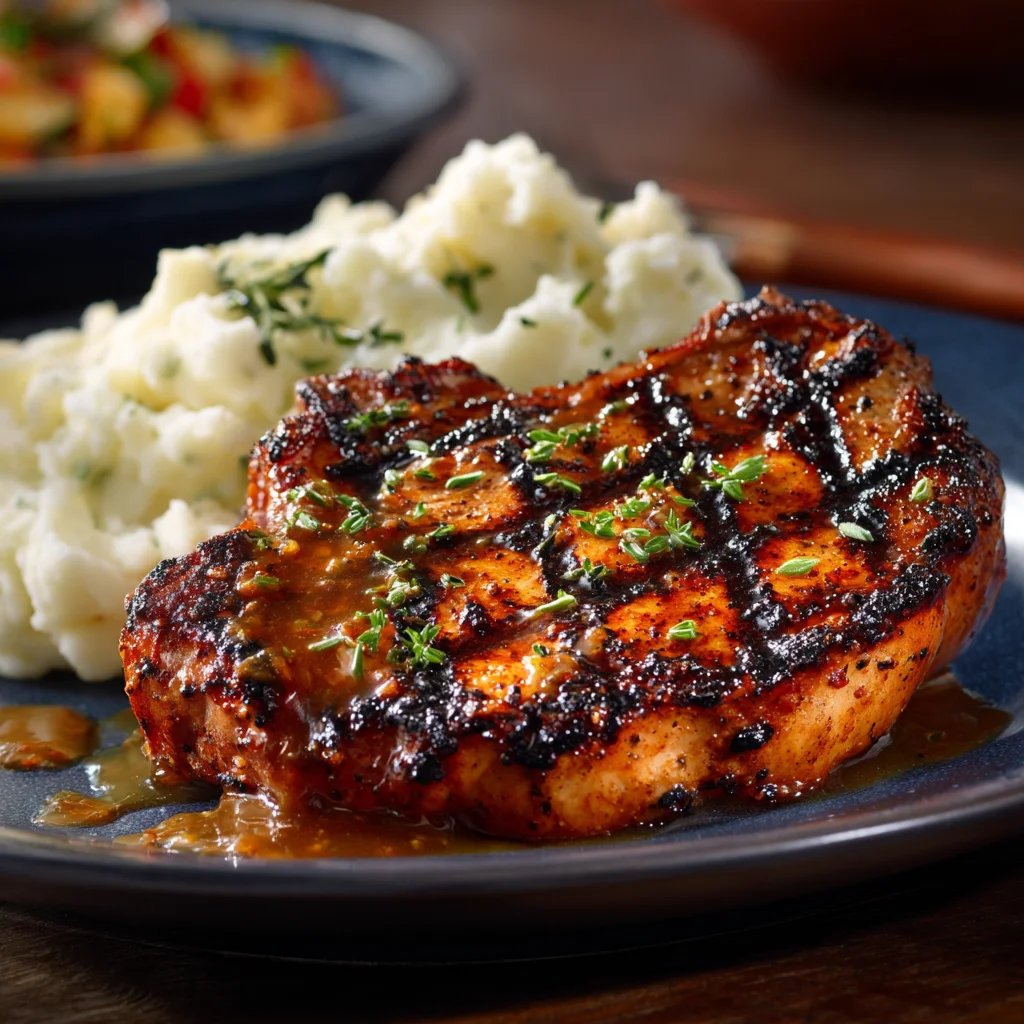 Texas Roadhouse-Style Grilled Pork Chops