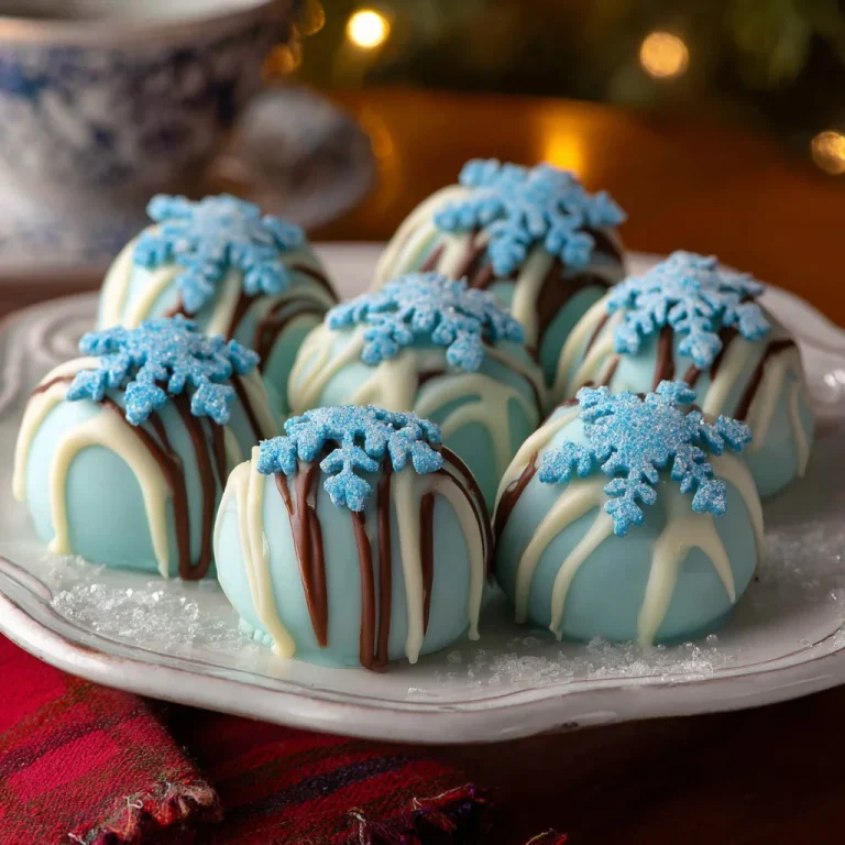 Blue Christmas Truffles
