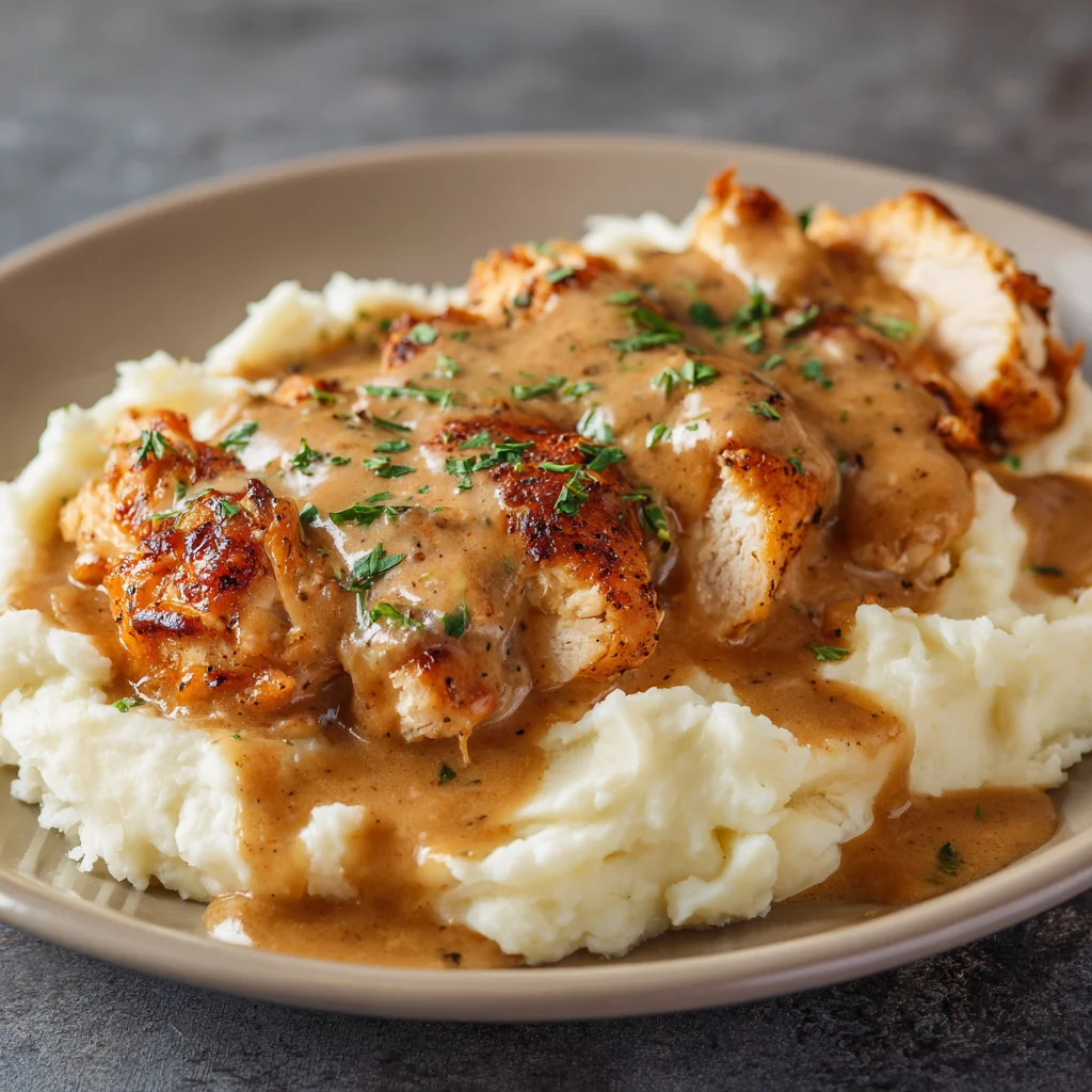 Crockpot Chicken & Gravy