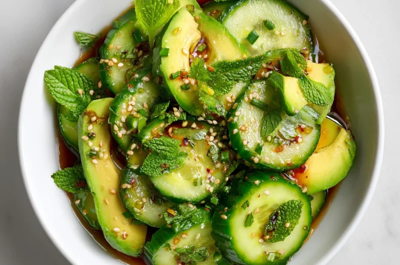 Cucumber Avocado Salad Recipe