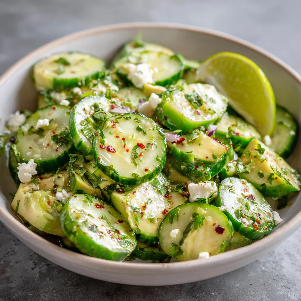 Cucumber Avocado Salad