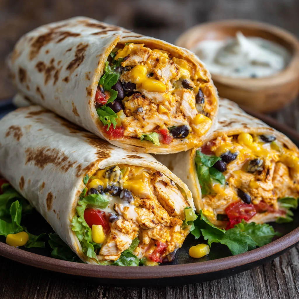 Southwest Chicken Wraps