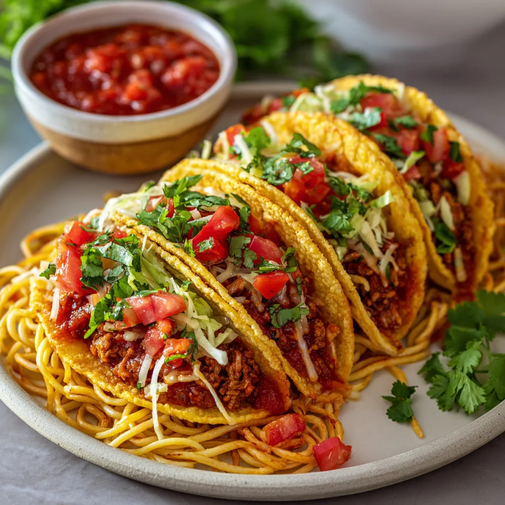 Spaghetti Tacos Recipe