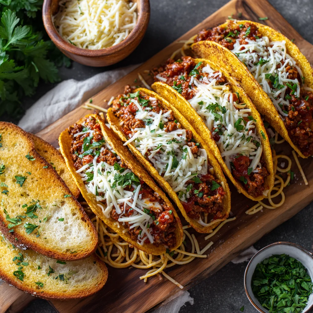 Spaghetti Tacos Recipe