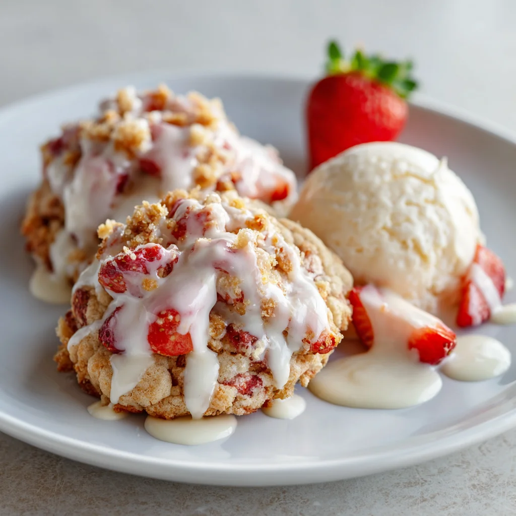Strawberry Crunch Cookies