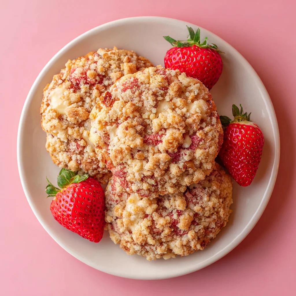 Strawberry Crunch Cookies