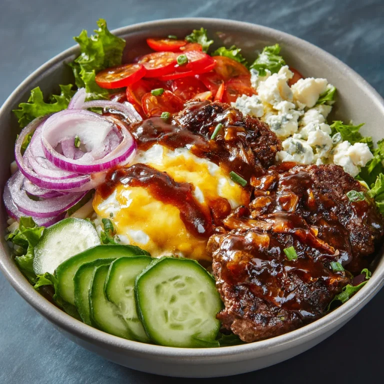 Burger Bowls Recipe