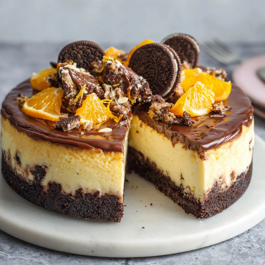 Chocolate Orange Cheesecake