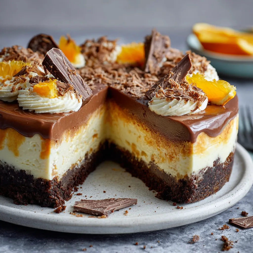 Chocolate Orange Cheesecake