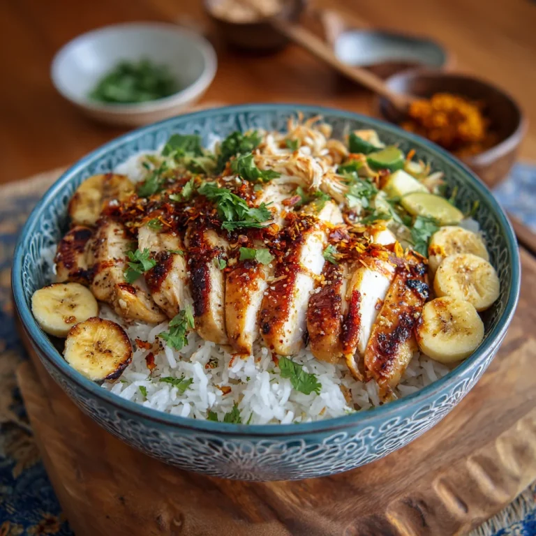Coconut Chicken Rice Bowl