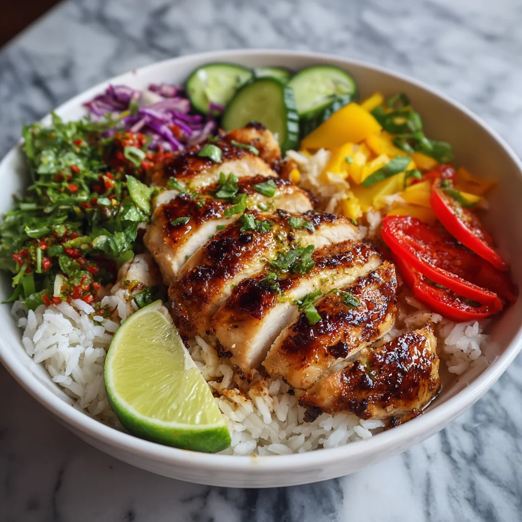 Coconut Chicken Rice Bowl