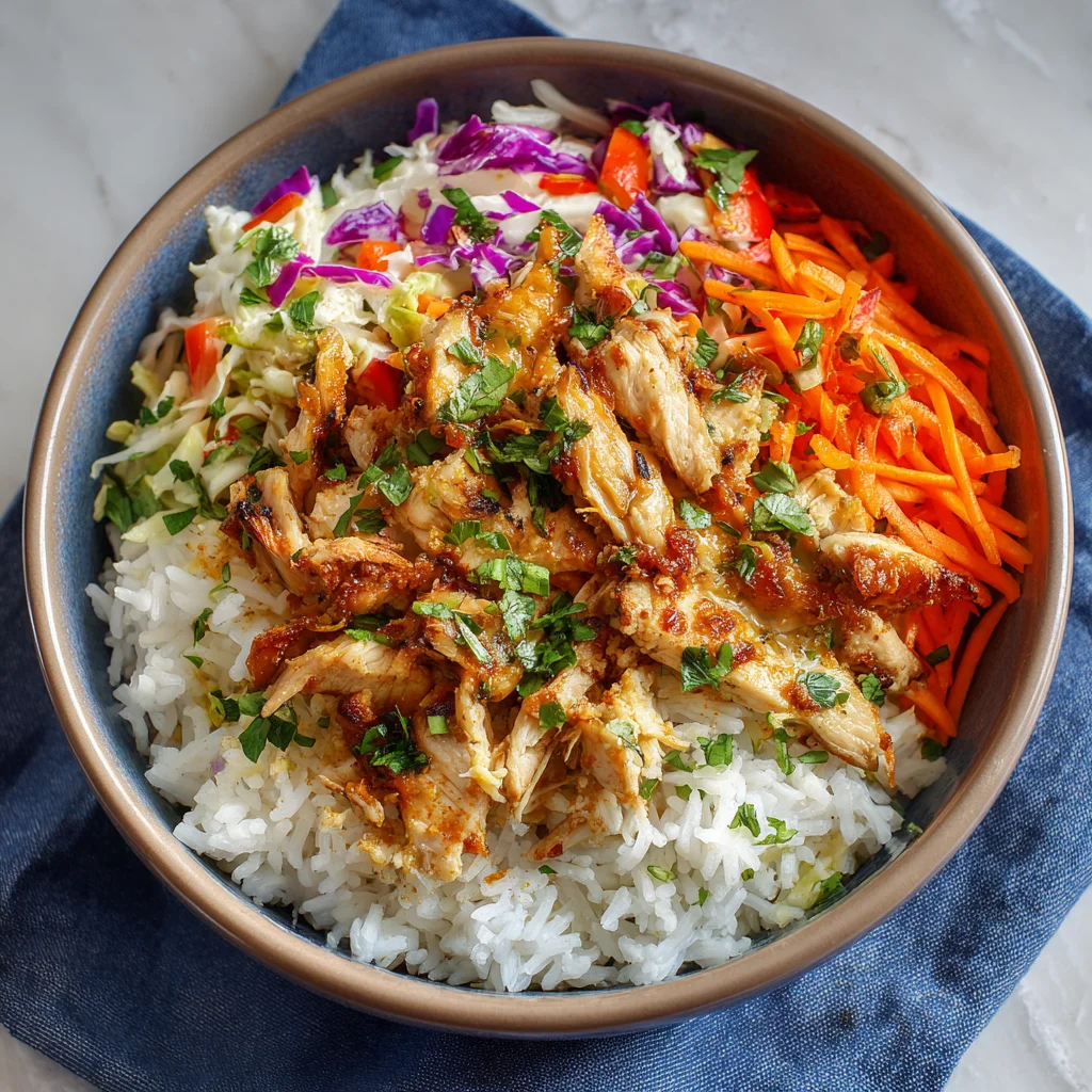 Coconut Chicken Rice Bowl