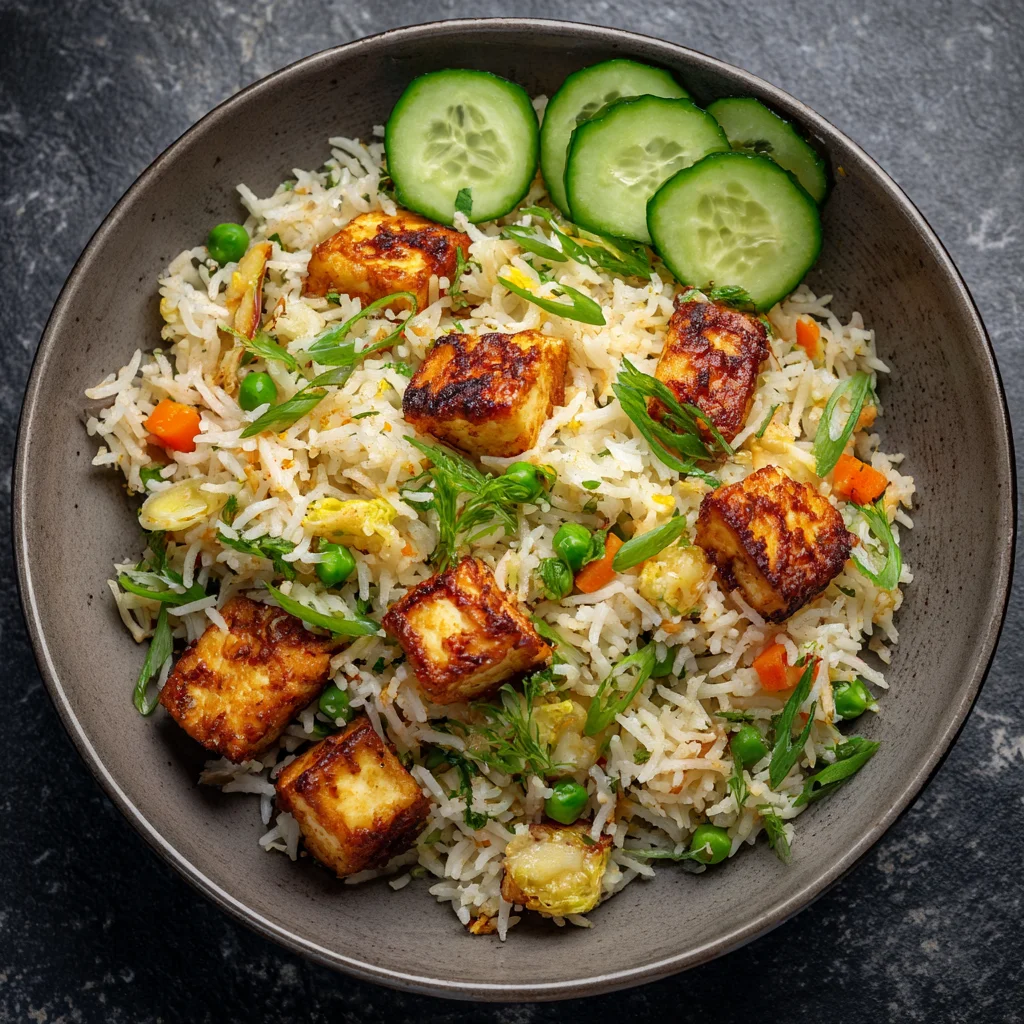 Paneer Fried Rice Recipe
