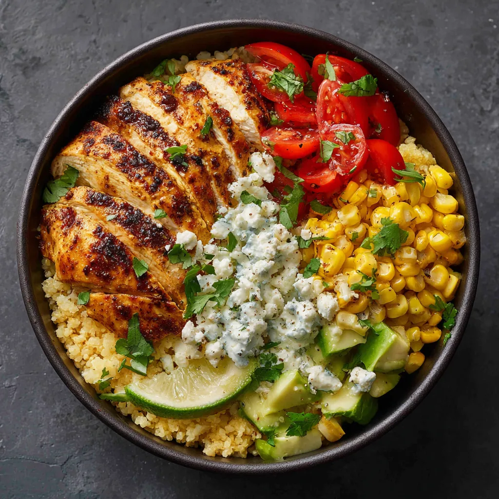 Street Corn Chicken Bowl