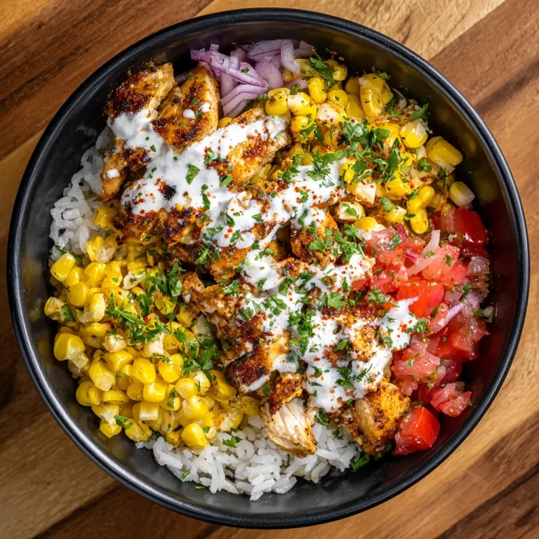 Street Corn Chicken Bowl