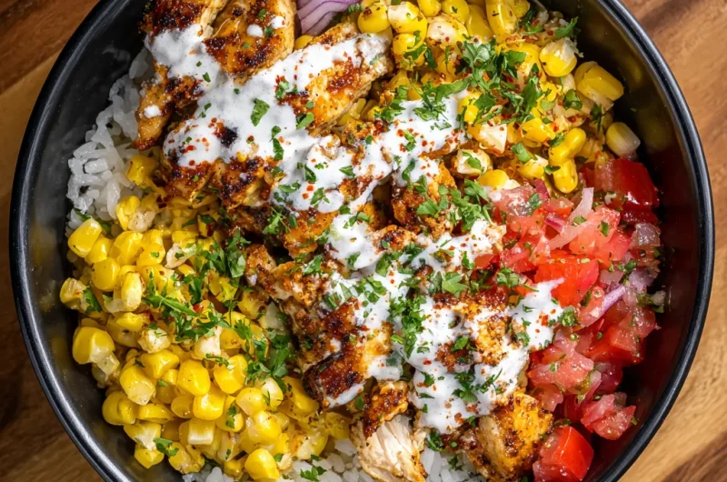 Street Corn Chicken Bowl Recipe