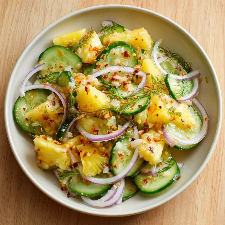 Pineapple Cucumber Salad