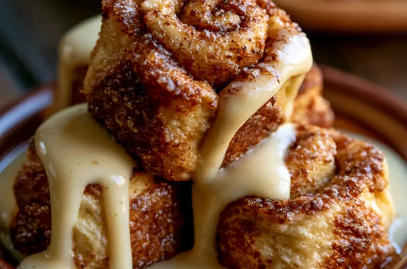 Cinnamon Rolls French Toast Bites