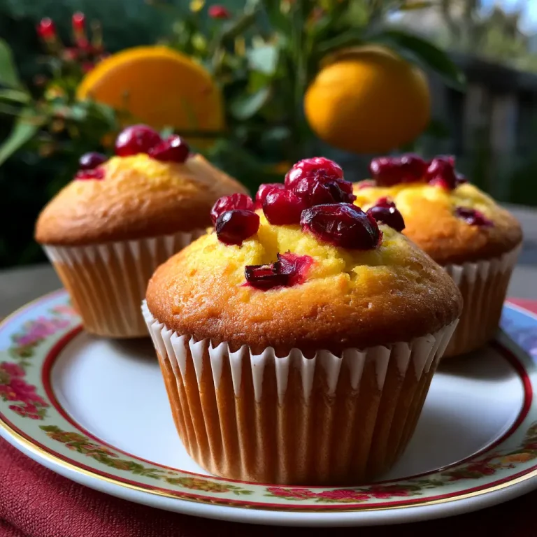 Cranberry Orange Muffins Recipe