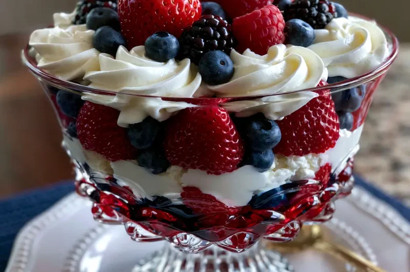 Fourth of July Trifle