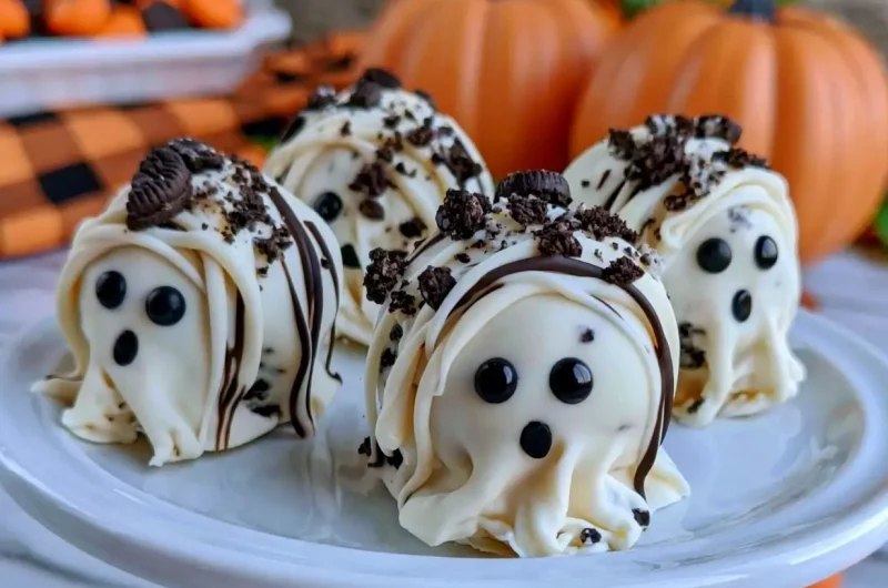 Halloween Oreo Ghost Truffles Recipe