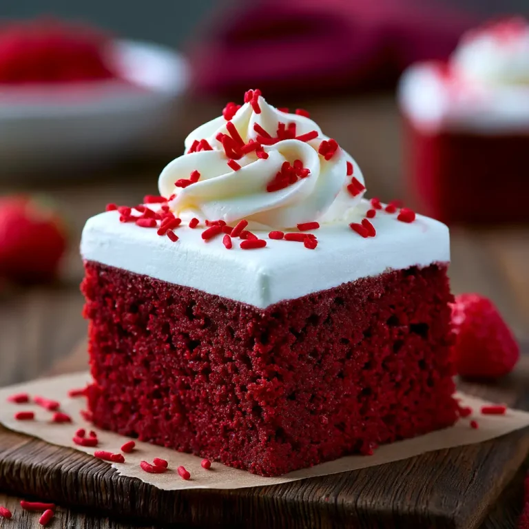 Homemade Red Velvet Brownie Recipe