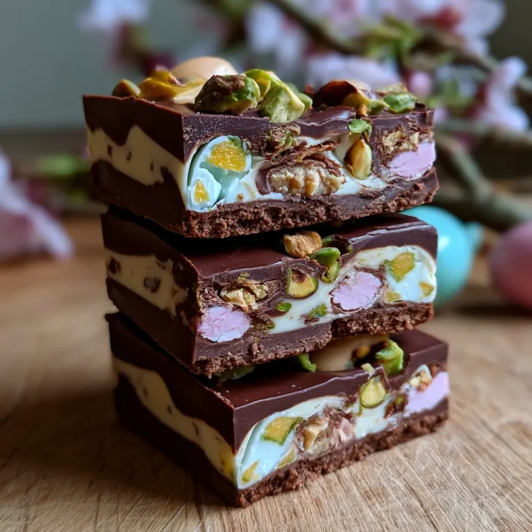 No Bake Cream Egg Rocky Road