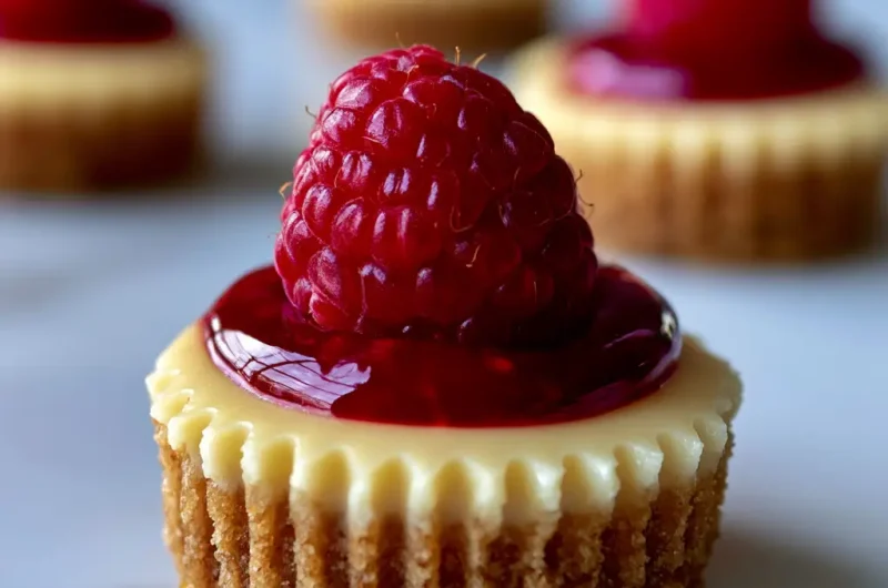 Raspberry Cheesecake Bites