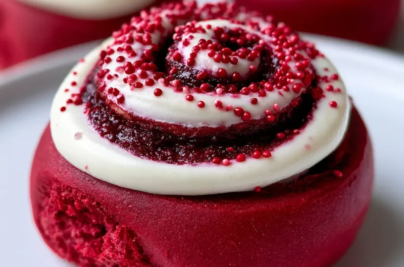 Red Velvet Cinnamon Rolls