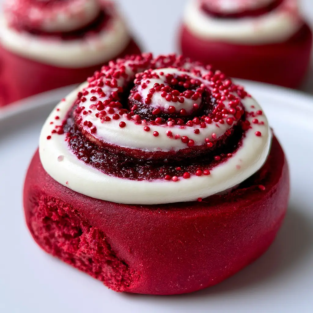 Red Velvet Cinnamon Rolls