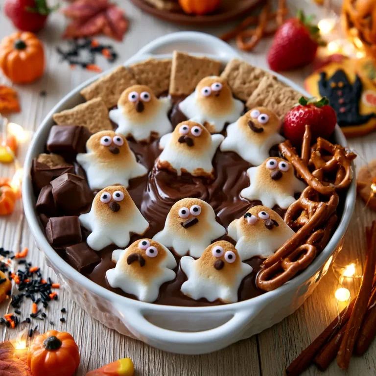 Spooky Ghost S’mores Dip