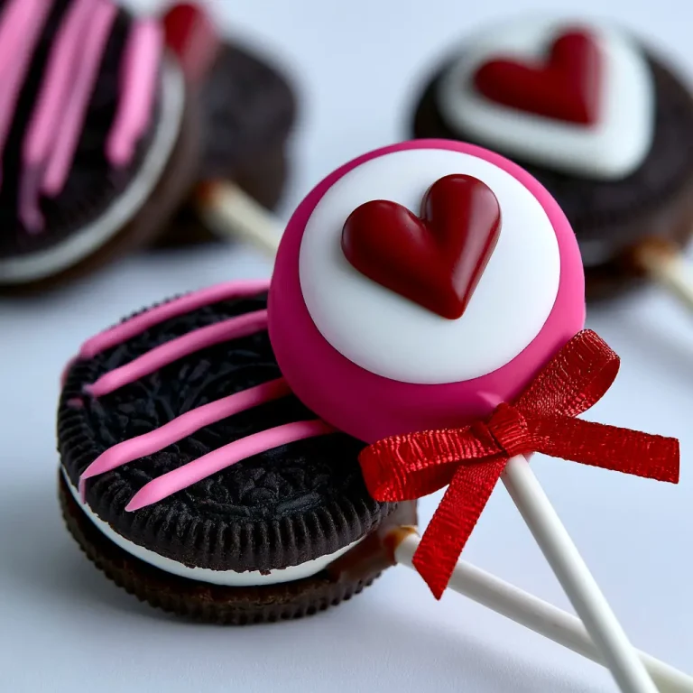 Valentine’s Day Oreo Pops