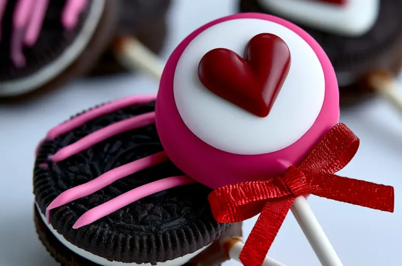 Valentine’s Day Oreo Pops